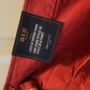 Gap Lived In Tapered Khaki 36x32